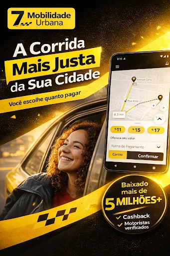 Baixar 7 Mobilidade – Passageiros: Transporte Rápido e Seguro - Screenshot 6