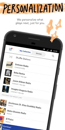Pandora Music & Podcasts: O Seu Streaming de Música Personalizado - Screenshot 2
