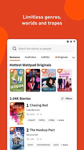 Baixar Wattpad – Ler e Escrever Histórias Online Grátis - Screenshot 3