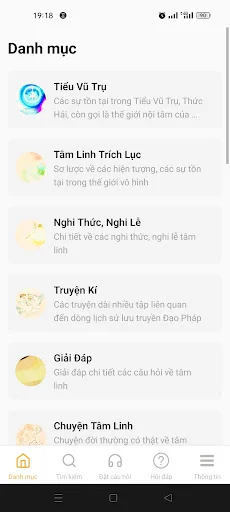 Baixar Tâm Linh Toàn Thư Grátis – Explore o Mundo Espiritual - Screenshot 2