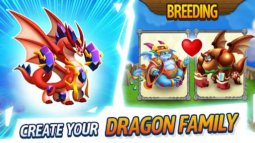 Dragon City: Mobile Adventure – Crie Dragões e Lute Agora - Screenshot 1