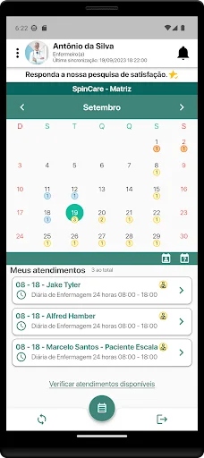 Baixar SpinCare App – Solução Completa para Saúde e Cuidados - Screenshot 1