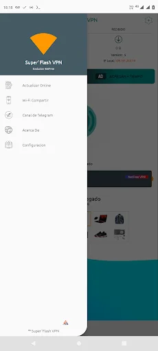 Download Super`Flash VPN: Navegação Privada e Segura para Android - Screenshot 4