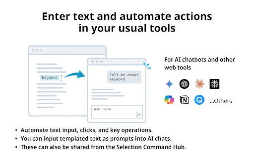 Selection Command: Otimize seu Fluxo de Trabalho no Chrome - Screenshot 3