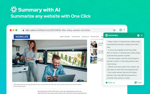 Resumo para Youtube: Resuma Vídeos e Sites com IA – Download Grátis - Screenshot 1