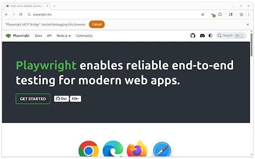 Playwright Extension: Automação AI e Testes no Seu Navegador - Screenshot 1