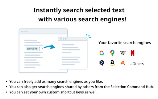 Selection Command: Otimize seu Fluxo de Trabalho no Chrome - Screenshot 2