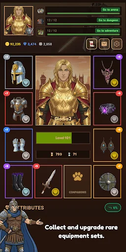 Baixar Gladia2: RPG Online MMORPG Medieval Grátis para Android - Screenshot 2