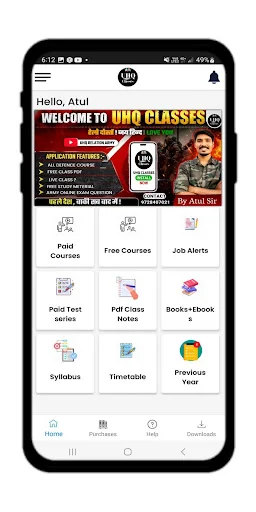 Baixar UHQ Classes: App de Educação Online – Download Grátis - Screenshot 1