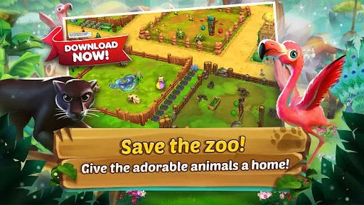Baixe Zoo 2: Animal Park – O Melhor Simulador de Zoológico Online - Screenshot 1