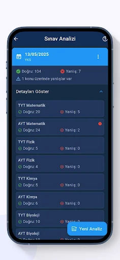 Sınav Yardımcın: Otimize seus estudos para YKS, KPSS e DGS agora - Screenshot 7