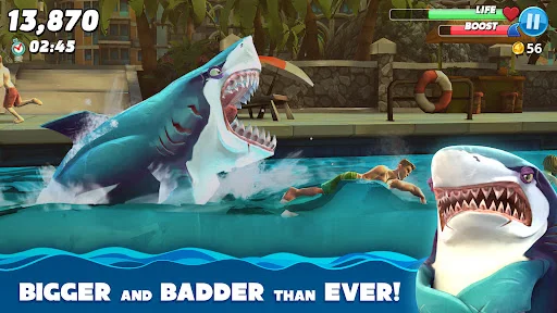 Baixar Hungry Shark World: O Melhor Jogo de Tubarão Grátis - Screenshot 1