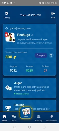 Truco Argentino e Uruguayo – Jogue Online com Chat de Voz - Screenshot 9