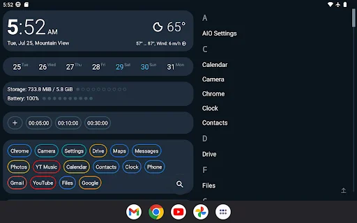 Download AIO Launcher: Personalização Extrema para Android - Screenshot 11