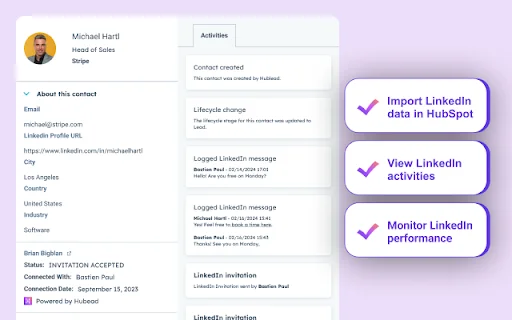 Hublead: Conecte o LinkedIn ao HubSpot com 1 Clique – Baixe Agora - Screenshot 4