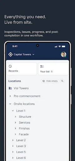 Visibuild: Gestão de Projetos e Inspeção na Construção Civil - Screenshot 2