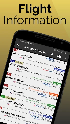 Christchurch Airport Flights: Acompanhe Voos em Tempo Real - Screenshot 1