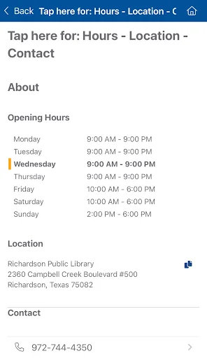 Baixar myRPL App: Acesso à Biblioteca Pública de Richardson - Screenshot 6