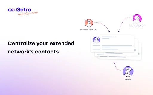 Getro: Sincronize Contatos do LinkedIn e Gerencie seu Networking - Screenshot 1