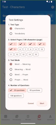 Baixe GoHanzi: Aprenda Vocabulário HSK e Hanzi de Forma Rápida - Screenshot 8