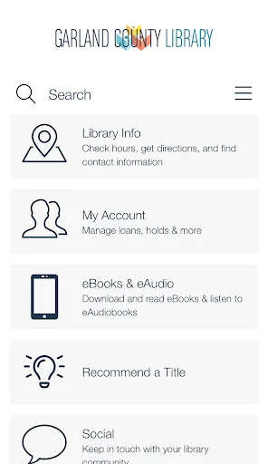 Baixar Garland County Library APK – Acesse Livros e Recursos Gratuitos - Screenshot 1