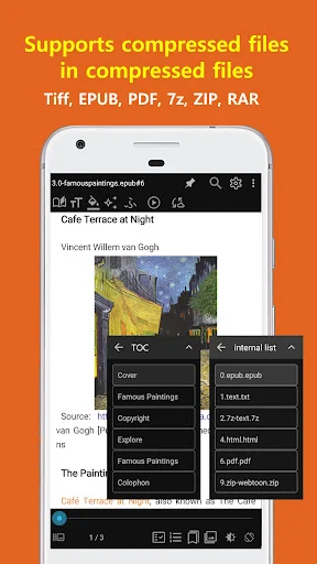 CherieViewer: Visualize EPUB, Comics e Heic sem Descompressão - Screenshot 5