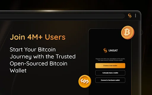UniSat Wallet: Gerencie Ordinals e Bitcoin com Segurança - Screenshot 1