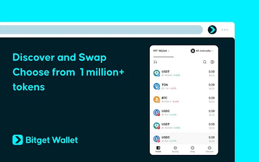 Bitget Wallet: Sua Carteira Web3 e Crypto Segura no Chrome - Screenshot 4