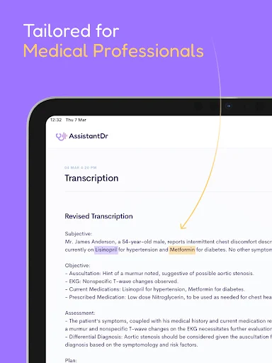 Assistant Dr. – Medical Scribe: Transcrição Médica por IA - Screenshot 12