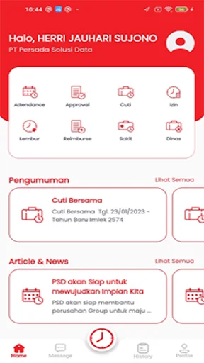 Baixar Persada HRIS – Gestão de RH e Assiduidade Online - Screenshot 6