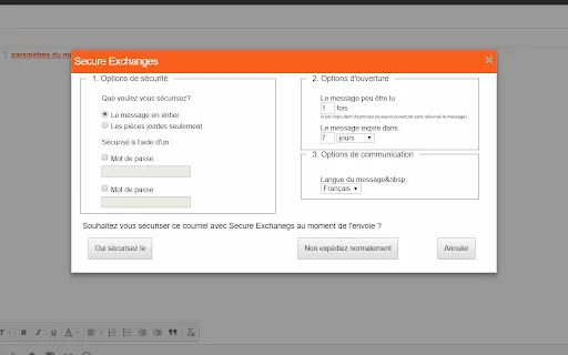 Secure Exchanges for Gmail: Criptografia Avançada e Segura - Screenshot 2