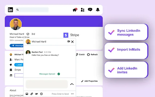 Hublead: Conecte o LinkedIn ao HubSpot com 1 Clique – Baixe Agora - Screenshot 3