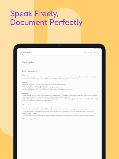 Assistant Dr. – Medical Scribe: Transcrição Médica por IA - Screenshot 11