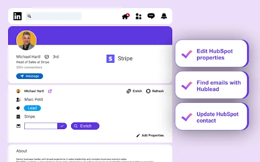 Hublead: Conecte o LinkedIn ao HubSpot com 1 Clique – Baixe Agora - Screenshot 5