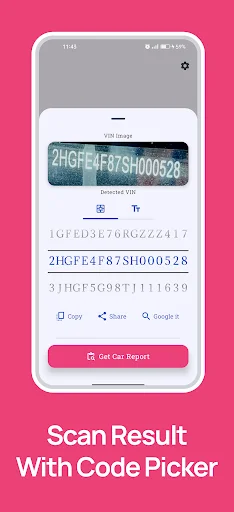 Scanner de Código VIN – Obtenha Histórico e Detalhes do Carro - Screenshot 2