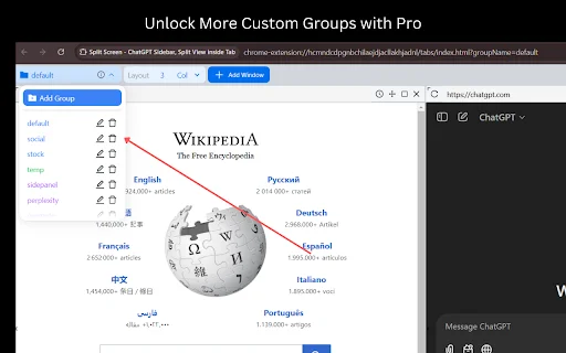 Split Screen in Tab: Multitarefa e Produtividade no Navegador - Screenshot 2