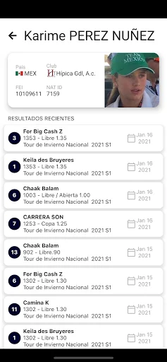 Equestrian Digital: Resultados e Listas de Provas de Salto - Screenshot 6