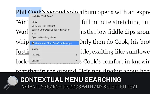 Discogs Enhancer: Otimize seu Vinyl com Dark Mode e Ferramentas - Screenshot 4
