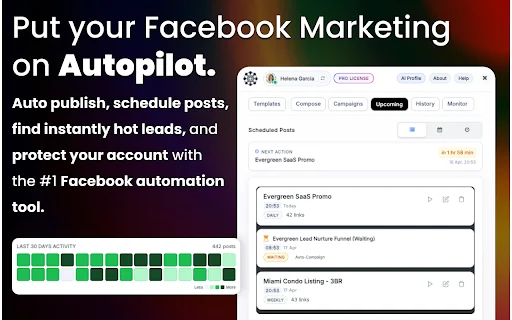 Group Posting PRO: Automação e Agendamento para Facebook™ - Screenshot 1