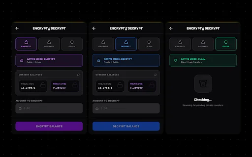 Baixar 0xio Wallet: Carteira Segura e Privada para Octra Network - Screenshot 4