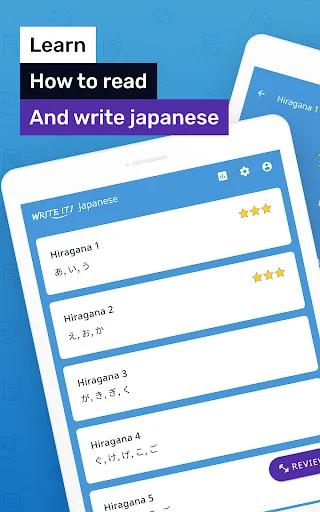 Write It! Japanese: Aprenda Hiragana e Katakana Gratuitamente - Screenshot 10
