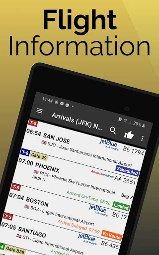 Baixar Bristol Airport Flight Info – Status de Voo em Tempo Real - Screenshot 7