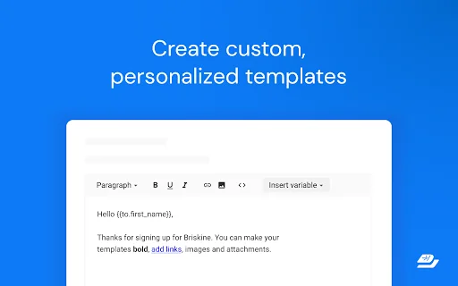 Briskine: Modelos de Email para Gmail e LinkedIn – Produtividade - Screenshot 3