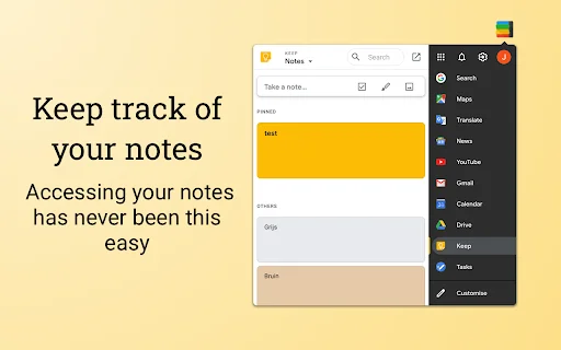 Black Menu for Google: Acesse Apps e Gemini AI com Agilidade - Screenshot 4