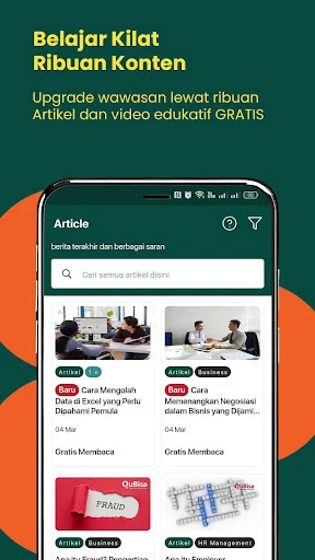 Baixar QuBisa: Plataforma de Aprendizado Online – Cursos Gratuitos - Screenshot 3