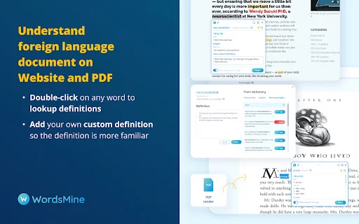 WordsMine: Expanda seu Vocabulário e Aprenda Idiomas Facilmente - Screenshot 3