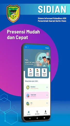 Download SIDIAN BARUT APK – Sistema de Presença Digital Eficiente - Screenshot 1