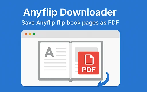 Anyflip Downloader: Salve Páginas como PDF – Download Grátis - Screenshot 1