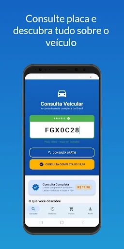 Consulta Veicular: Verifique Multas e Histórico de Carros Grátis - Screenshot 1