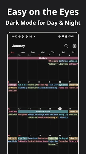 Baixar Simple Calendar: Clean&Minimal – Agenda Simples Grátis - Screenshot 7